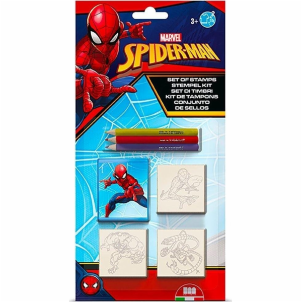 Multiprint MULTIPRINT SPIDERMAN STAMPS BLISTER 3 KS