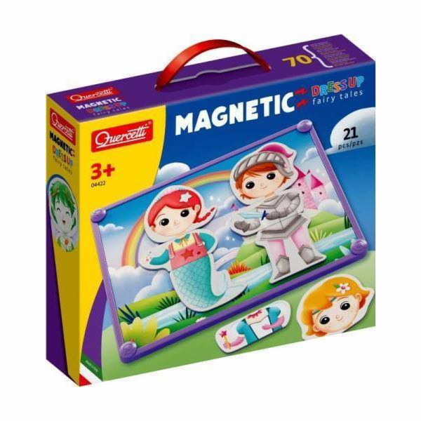 Magnetické puzzle Quercetti 21 Oblékací pohádky