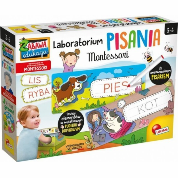 Laboratoř psaní Lisciani Montessori