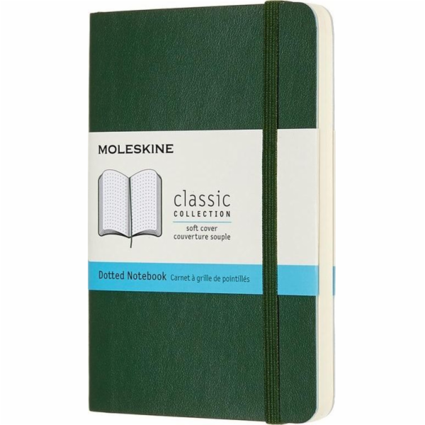 Moleskine Notes 13x21 myrtově zelených linek