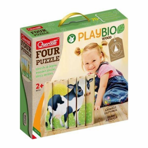 Quercetti Four Puzzle Zvířata na statku