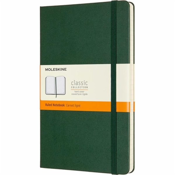 Moleskine Notes Classic 13x21 tvrdé myrtově zelené čáry