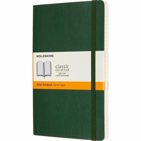 Moleskine Notes 13x21 mřížka myrtově zelená