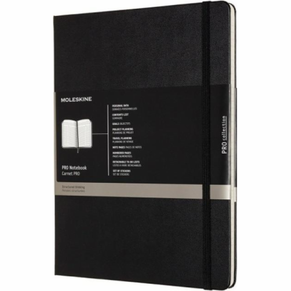 Moleskine Notes MOLESKINE PROFESSIONAL XL (19x25 cm), pev...