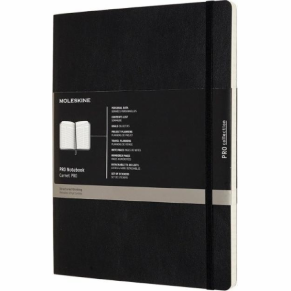Moleskine Notes MOLESKINE PROFESSIONAL XL (19x25 cm), měk...