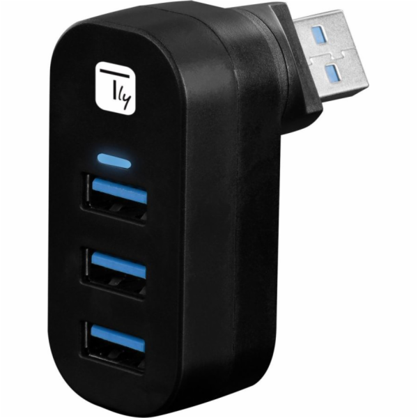USB HUB Techly 3x USB-A 3.0 (IUSB3-HUB3-ROTB)