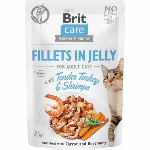 Brit CARE CAT sáček FJ TENDER TUREC & SHRIMPS /24 85g