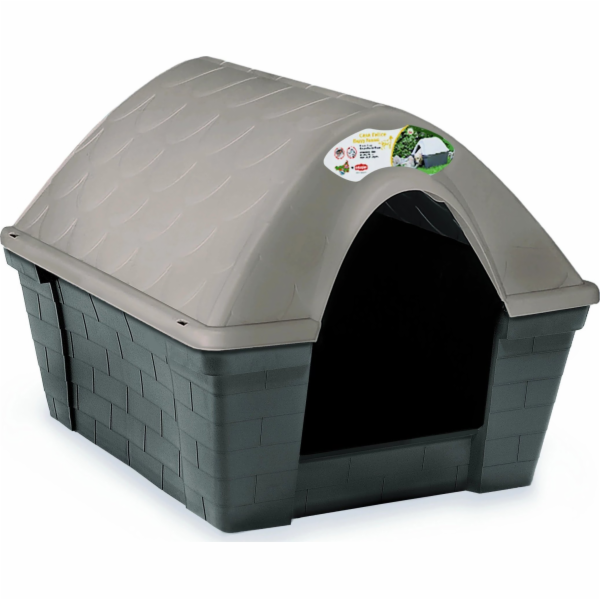 ZOLUX FELICE psí bouda, velká, béžová a šedá (400904GRI)