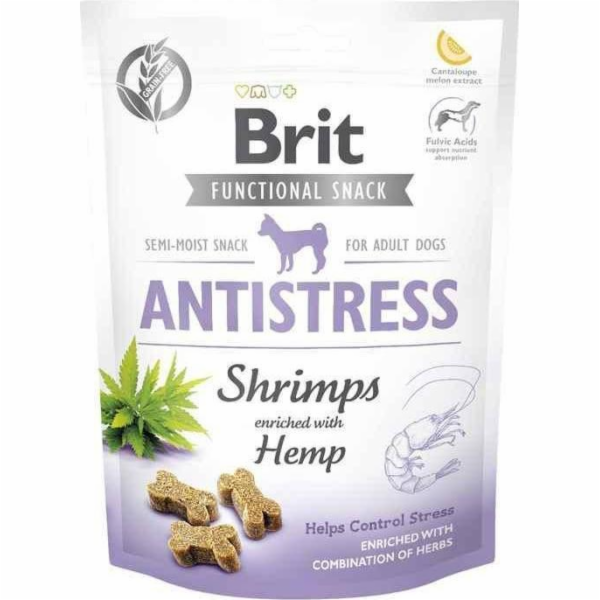 BRIT Functional Snack Antistress Shrimp - pochoutka pro p...