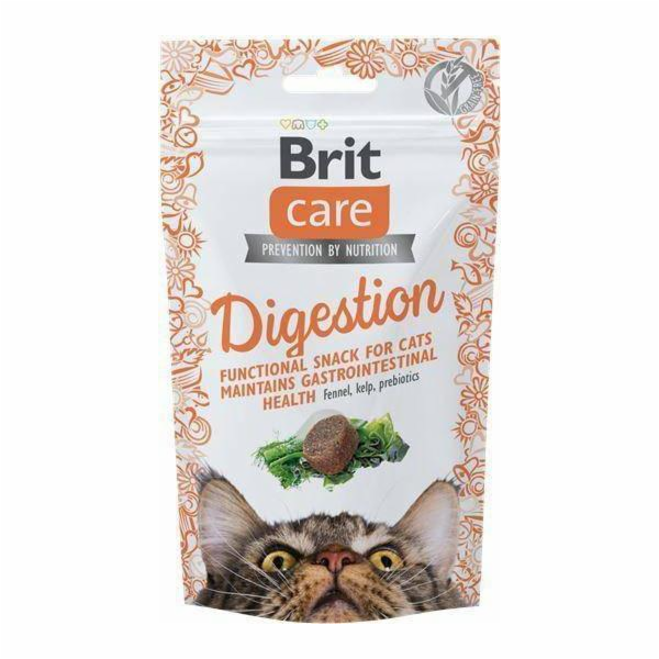 BRIT  Care Snack 50g Digestion, pamlsek pro kočky