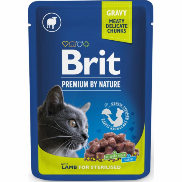 Brit BRIT CAT PREM.LAMB NA STERILIZOVANÉ 100G SÁČEK 11183...