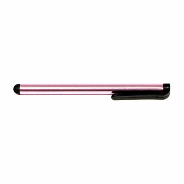Pudrově růžový kovový stylus
