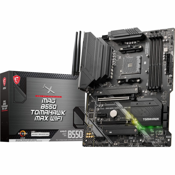 MSI MB Sc AM4 MAG B550 TOMAHAWK MAX WIFI, AMD B550, 4xDDR...