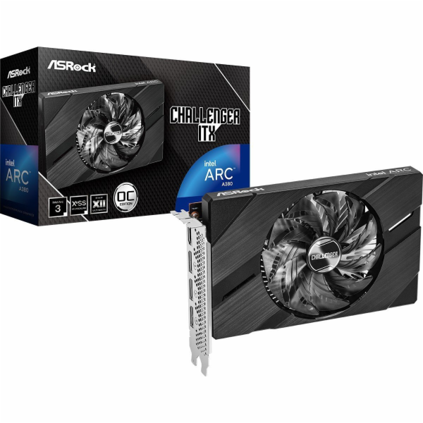 Intel Arc A380 Challenger ITX 6GB OC, grafická karta