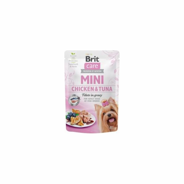 Brit Care Adult Mini kuřecí filety z tuňáka v omáčce kuře...