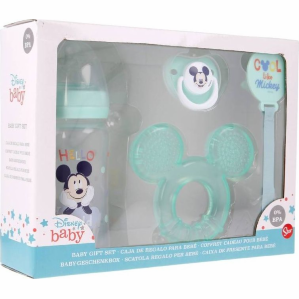 Mickey Mouse Mickey Mouse - Dětská sada (240 ml lahvička ...