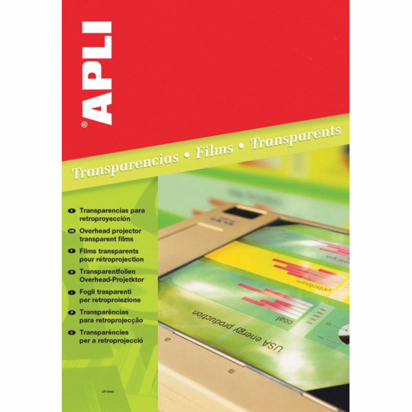 Apli A4 FILM PRO PROJEKT 210X297MM /KOPIE/ 100KS AP859