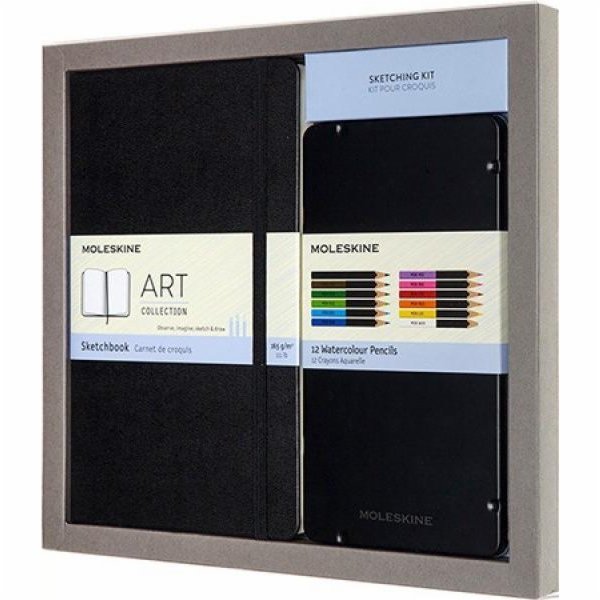 Moleskine MOLESKINE Art. Sketching Kit skicák L + sada ak...