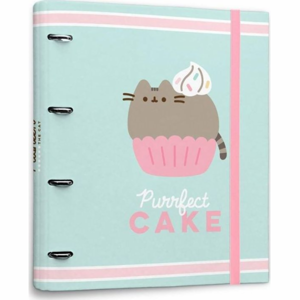 Pusheen Budget 4-kroužkový pořadač 26x32cm světle zelená ...
