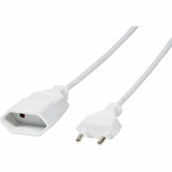 LogiLink CEE 7/16 napájecí kabel, 2m, bílý (CP126)