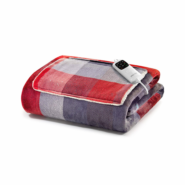 Vyhřívací deka Imetec, 16777, Adapto Tartan, s kapsou, 6 ...