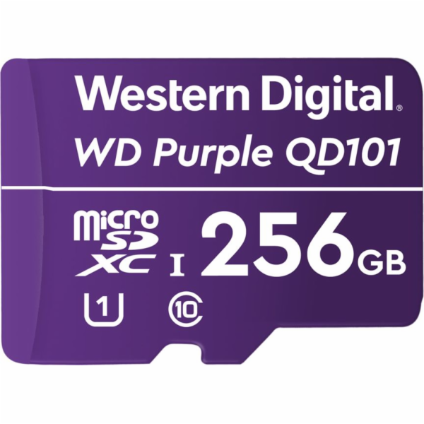 MicroSDXC paměťová karta Western Digital PURPLE pro kamer...