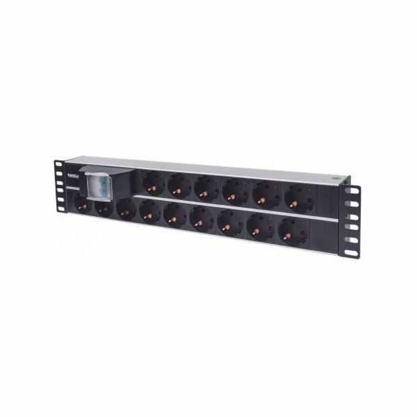 Intellinet napájecí lišta PDU 2U pro rack 19" černá 15x S...