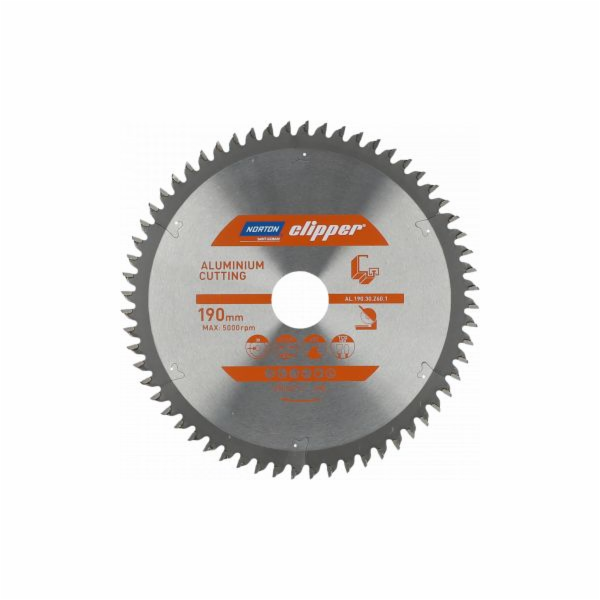 NORTON KRUHOVÁ PILA NORTON 250 mm x 30 mm x 80z HLINÍK (2...