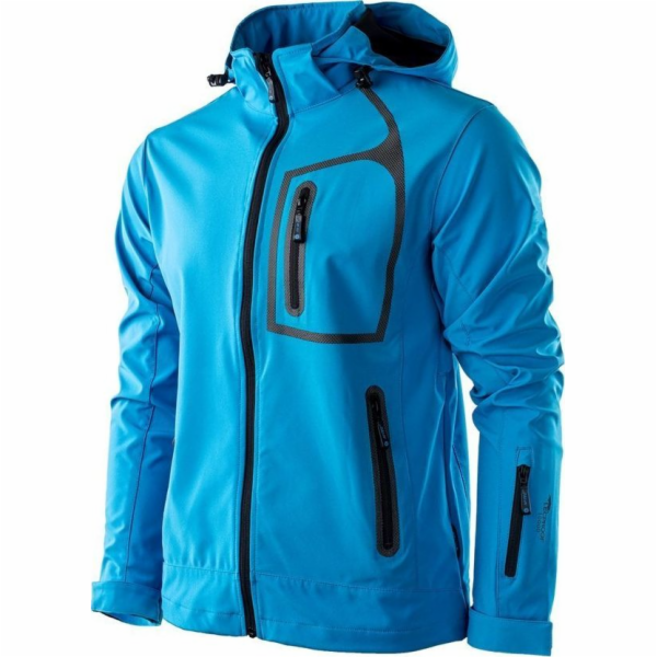 Hi-Tec pánská softshellová bunda Nils Vivid Blue/Black s....