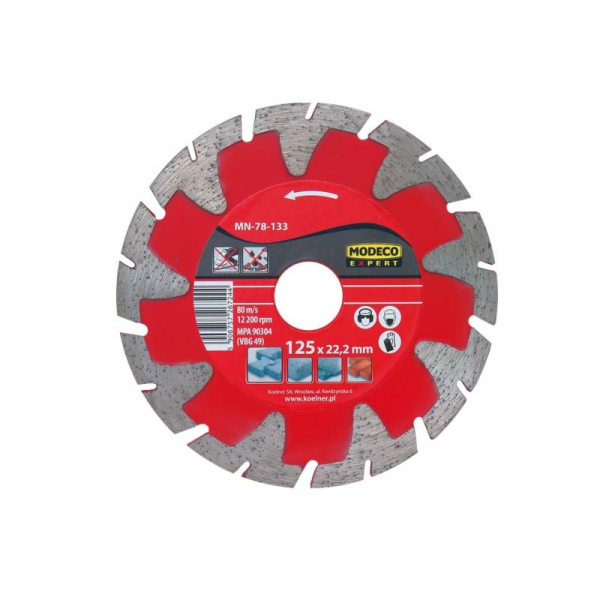 Modeco EXPERT 230mm segmentový diamantový brusný kotouč M...