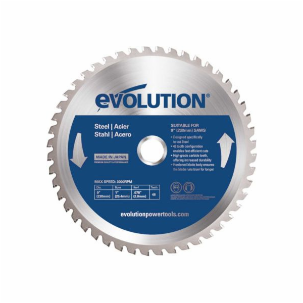 Evolution TCT Widia pila pro řezání oceli 230 mm 48z (EVO...