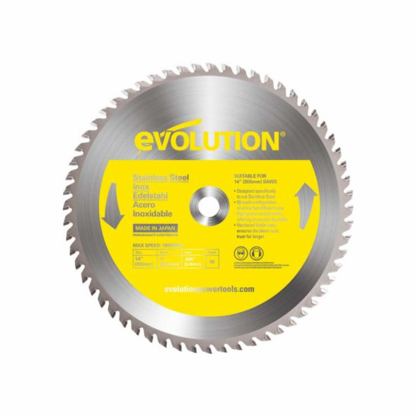 Evolution TCT Widia pila pro řezání nerezové oceli 355 mm...