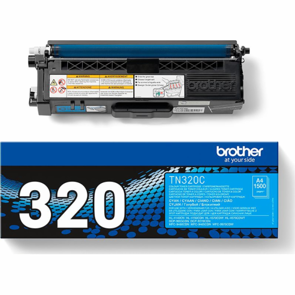 Originální tonerová kazeta Brother TN-320C (azurová)