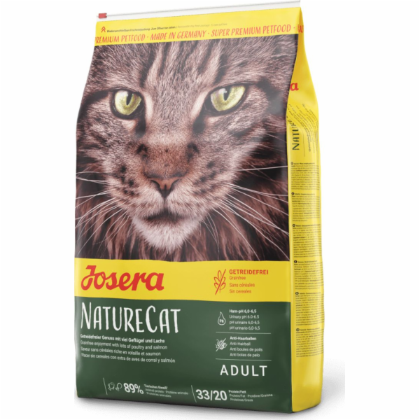 JOSERA CAT 10kg NATURE bez obilovin