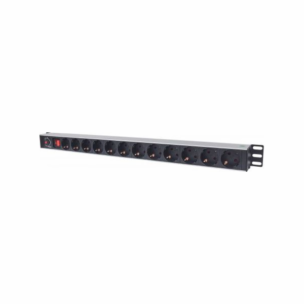 Intellinet napájecí lišta 250V/16A 12x Schuko 1.6m (714044)