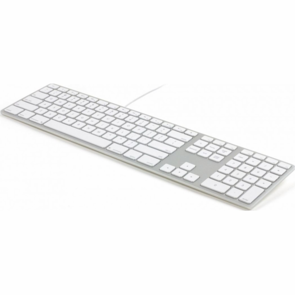 Matias Keyboard FK318B-UK Wired Silver &amp; White UK (FK...