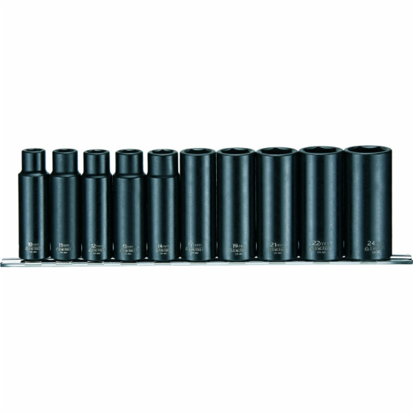 Teng Tools Nárazové hlavice dlouhá sada s 1/2 stopkou Ten...