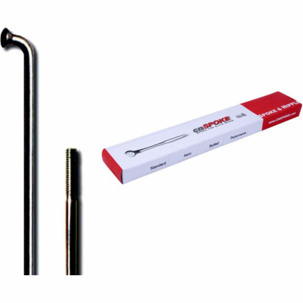 CNSPOKE Paprsky STD14 2.0-2.0-2.0 nerez 266mm černá + nip...