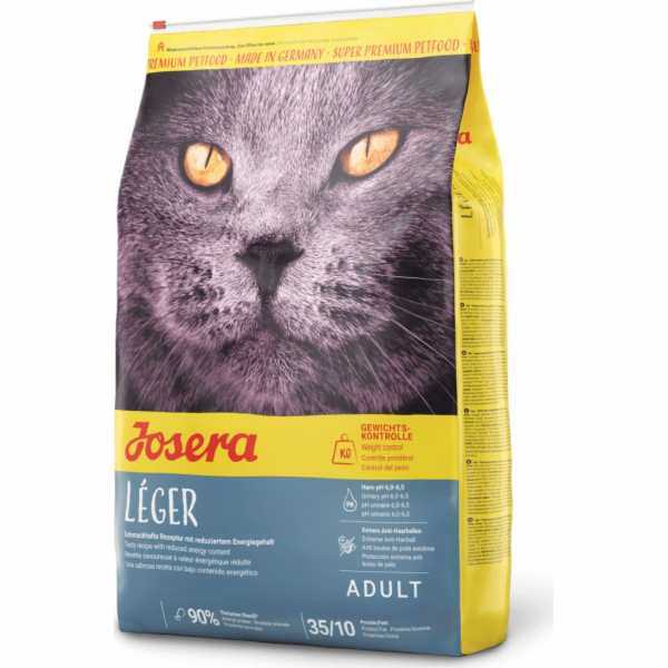 Josera LÉGER suché krmivo pro kočky 10 kg Dospělý jedinec...