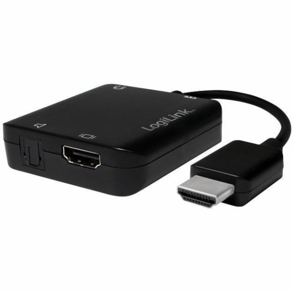 AV adaptér LogiLink HDMI - Toslink černý (CV0106)