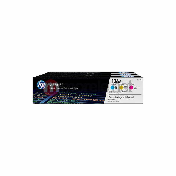 Tonerová kazeta HP CF341A č. 126A (azurová, purpurová, žl...