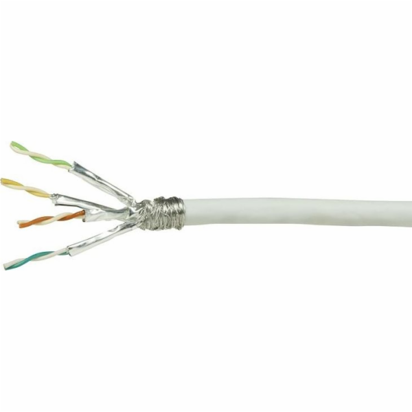 LogiLink LogiLink Netzwerk Verlegekabel S/FTP Cat.7, bílá...