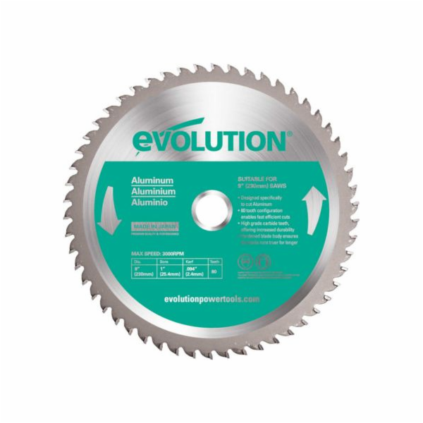 Evolution TCT hliníkový pilový kotouč 230mm 80z (EVO-230-...
