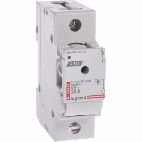 Legrand Pojistkový odpínač R 301 20A 1P - 606605