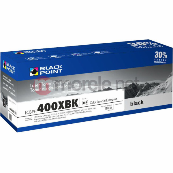 Toner Black Point LCBPH400XBK / CE400X č. 507X (černý)