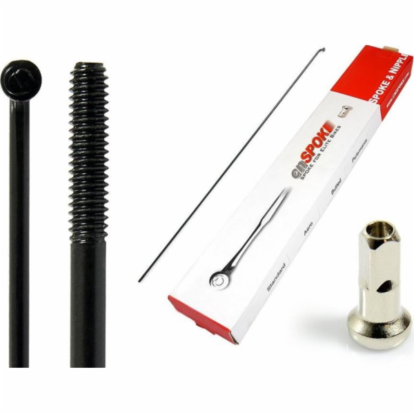 CNSPOKE Paprsky CNSPOKE STD14 2.0-2.0-2.0 nerez 222mm čer...