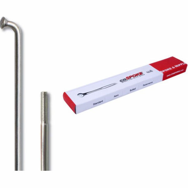 CNSPOKE Paprsky STD14 2.0-2.0-2.0 nerez 234mm stříbrná + ...