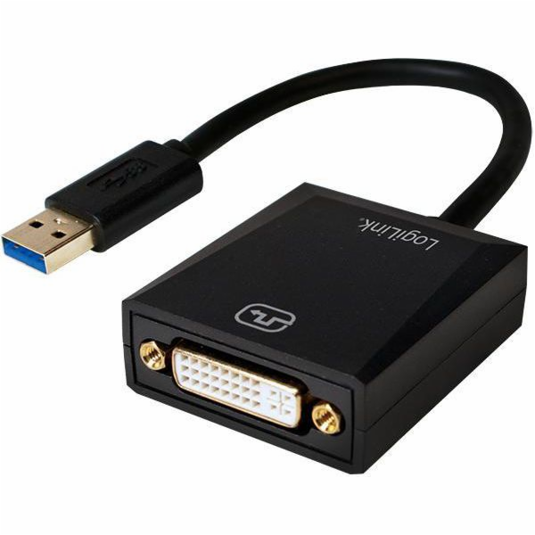 Adaptér LogiLink USB 3.0 na DVI černý (UA0232)