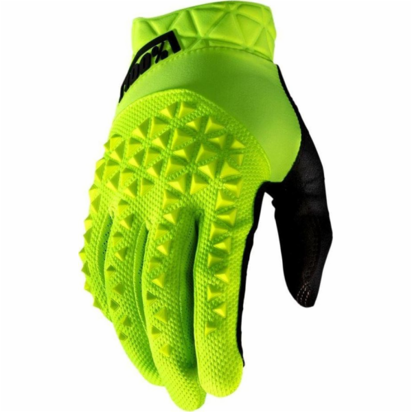 100% Rukavice 100% GEOMATIC Rukavice fluo žlutá vel L (dé...