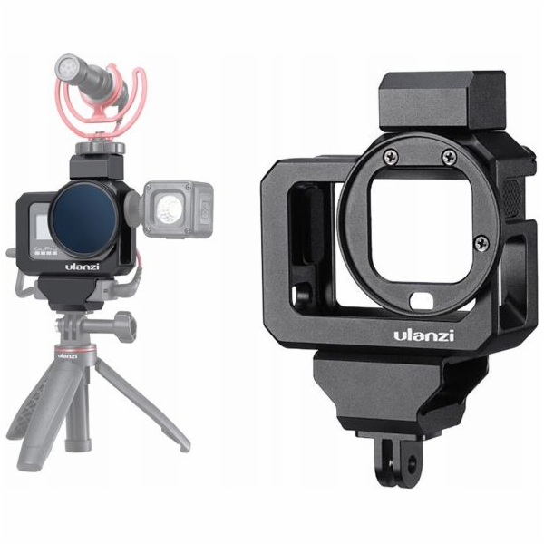 Hliníková klec / rám Ulanzi + 3x adaptér pro Gopro 8 Black